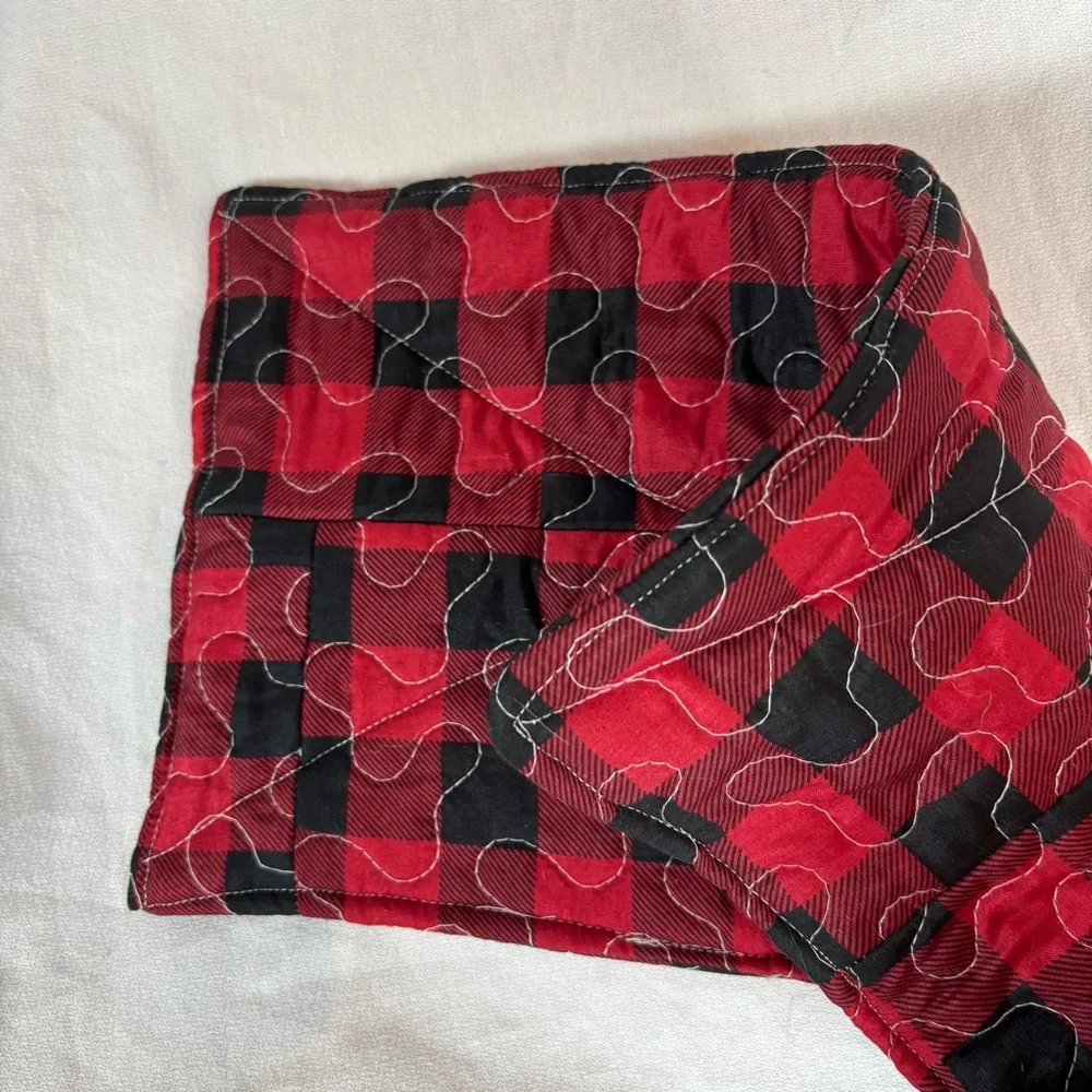 Handmade Christmas Buffalo Check‎ Quilted Hot Pad | 3-Pack | 2-9